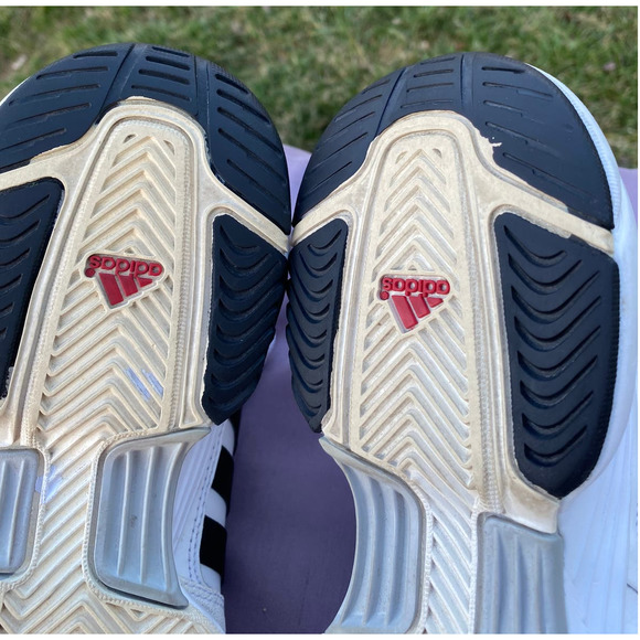 Adidas Men's Ambition Stripe IV White Black Sneaker Shoe Men's size 11  GO0238 - Picture 8 of 11